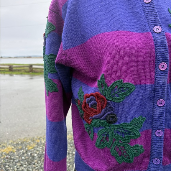 Joseph Ho Studio 100% Wool Cardigan - Picture 3 of 10